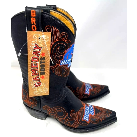 NWT Women's Boise State University 10" Cowboy Boots - Picture 6 of 11